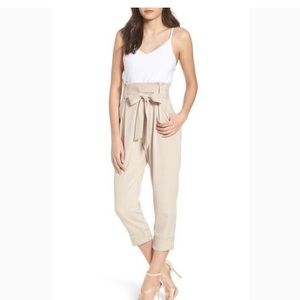 Leith Tie Waist Crop Jumpsuit
